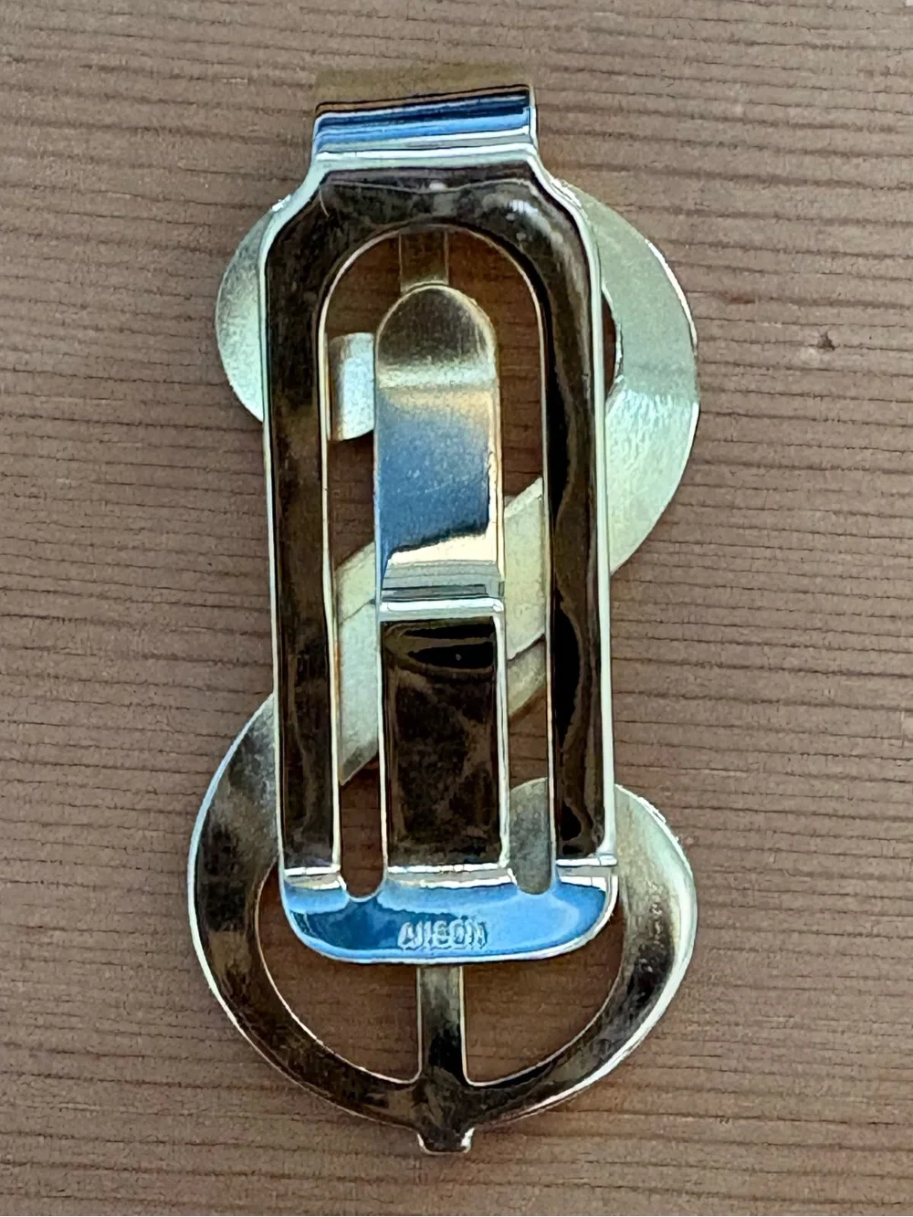 Vintage Anson Gold-Plated Dollar Sign Money Clip New